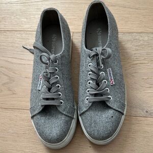 Superga Men's Charcoal Sneakers